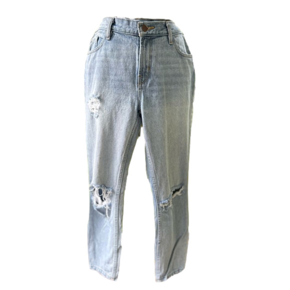 BDG Urban Outfitters Distressed Ripped Light Wash Blue Jeans Size W29 - Picture 1 of 13